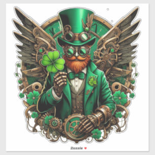 Saint Patrick's Day steampunk Sticker