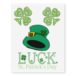 Saint Patrick's Day Temporary Tattoos