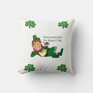 Saint Patrick's Day Throw Pillow
