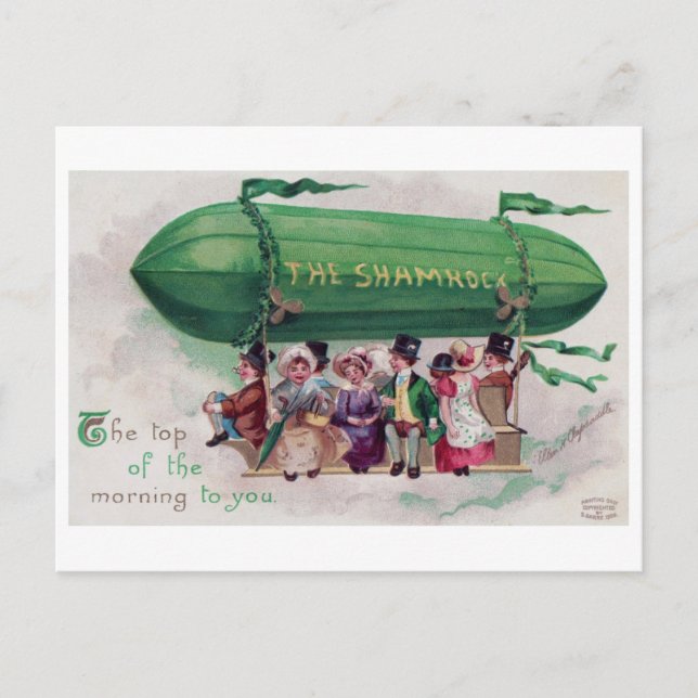 Saint Patrick's Day, Vintage Postcard (Front)