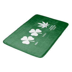 Saint Patricks Funny Party for Guys Bath Mat