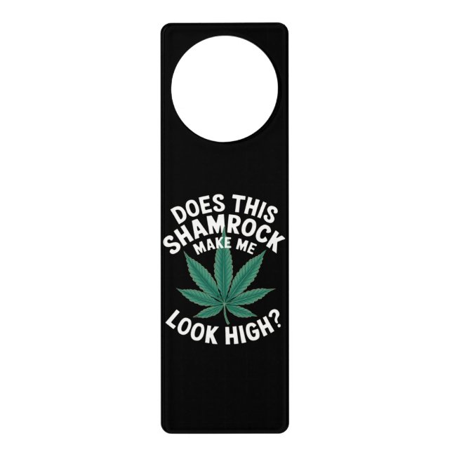 Saint Patricks Funny Party for Guys Great Parade  Door Hanger (Front)
