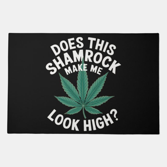 Saint Patricks Funny Party for Guys Great Parade  Doormat (Front)