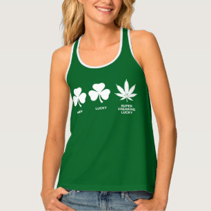 Saint Patricks Funny Party for Guys  Tank Top