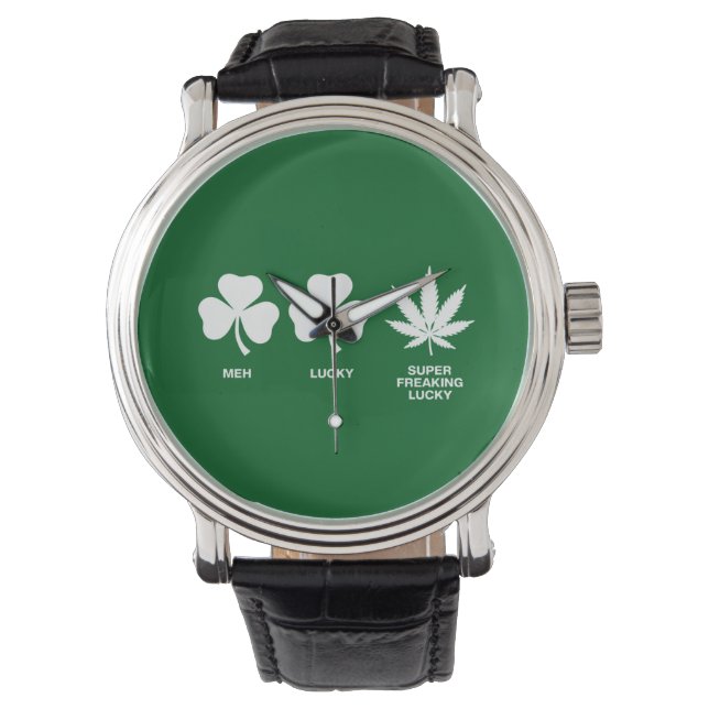 Saint Patricks Funny Party for Guys  Watch (Front)