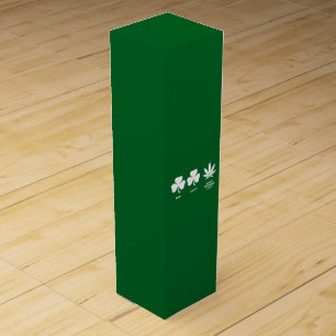 Saint Patricks Funny Party for Guys  Wine Box