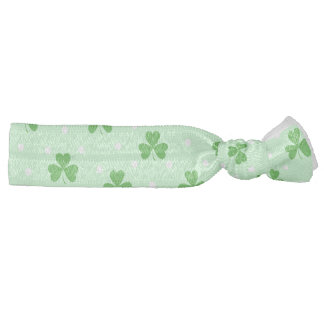 Saint Patrick's green clower pattern Hair Tie