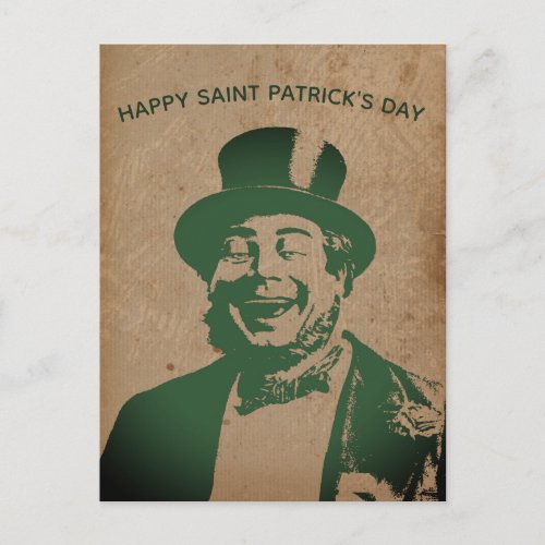 Saint Patricks Irish Blessing Greeting Postcard