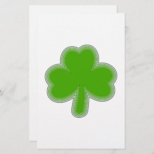 Saint Patrick'S Shamrock Drawing (Front/Back)