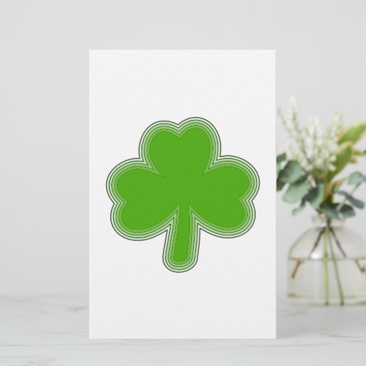 Saint Patrick'S Shamrock Drawing (Standing Front)