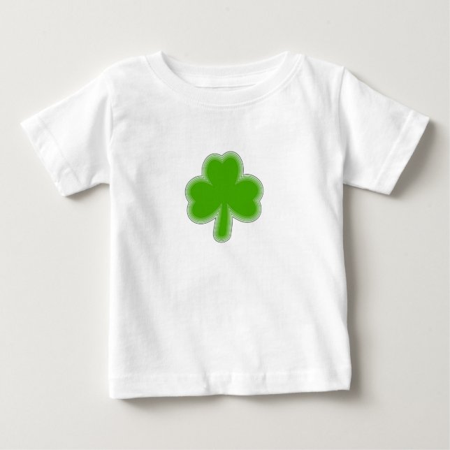 Saint Patrick's Shamrock Drawing Baby T-Shirt (Front)