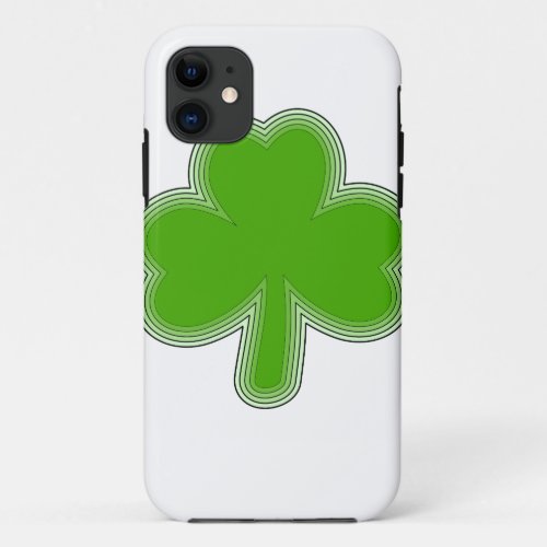 Saint PatrickS Shamrock Drawing iPhone 11 Case