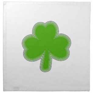 Saint Patrick's Shamrock Drawing Cloth Napkin
