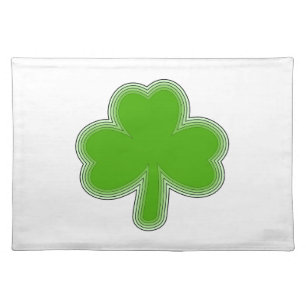 Saint Patrick's Shamrock Drawing Placemat