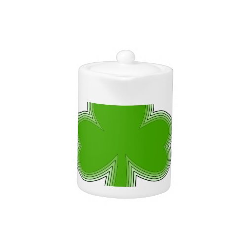 Saint PatrickS Shamrock Drawing Teapot