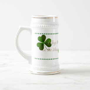 Saint Patricks Stein-May The Blessings Beer Stein