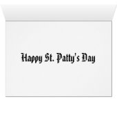 Saint Patty Airedale Cards (Inside Horizontal (Bottom))