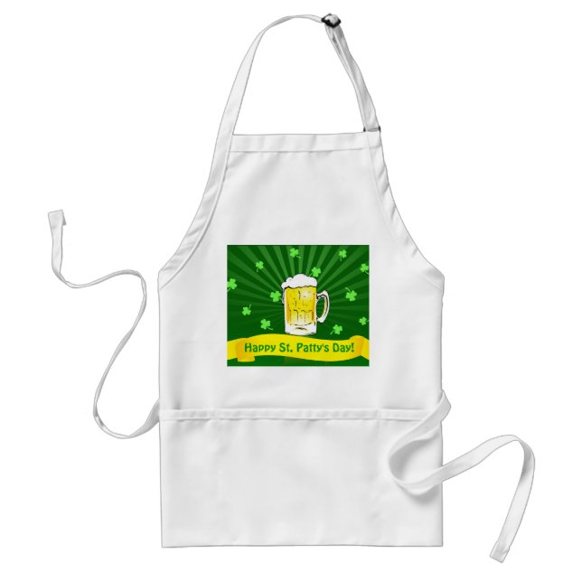 Saint Patty's Day Kitchen Apron (Front)