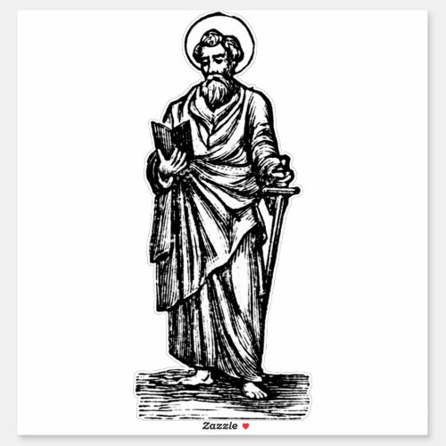 Saint Paul Apostle to the Gentiles Sticker