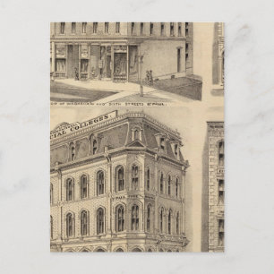 Saint Paul Business College, Minnesota Postcard