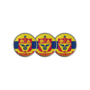 Saint Paul city flag Golf Ball Marker