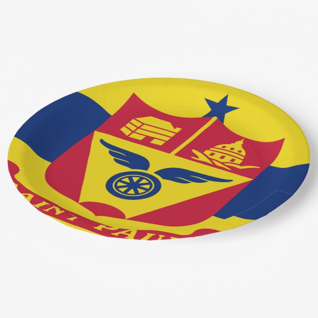 Saint Paul city flag Paper Plates (Angled)