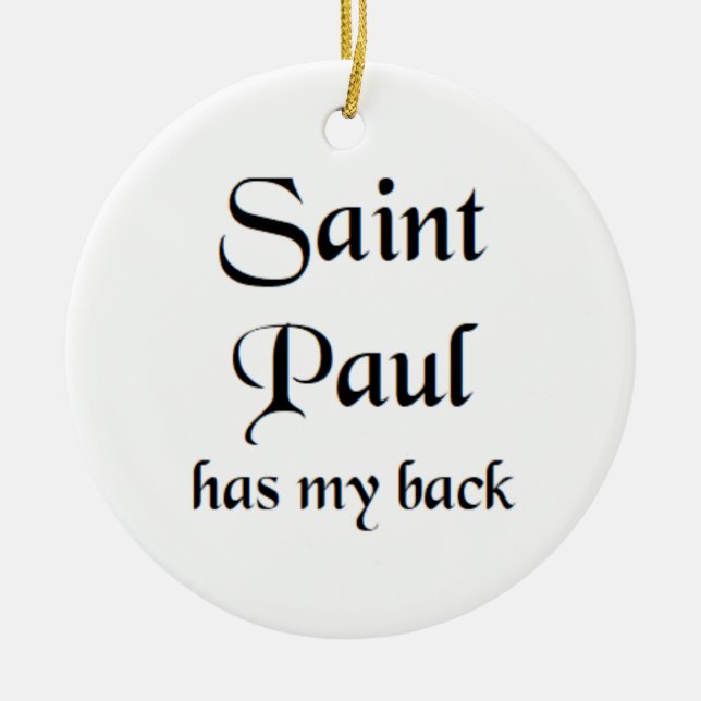 saint paul coffee mug ceramic ornament (Front)