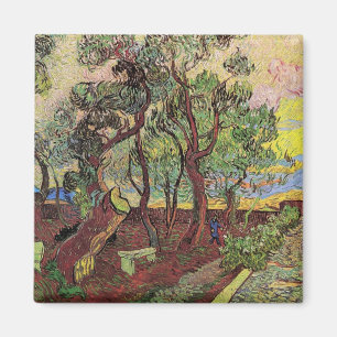 Saint Paul Hospital and Garden by Vincent van Gogh Magnet