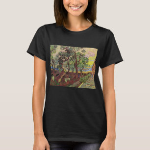 Saint Paul Hospital and Garden by Vincent van Gogh T-Shirt