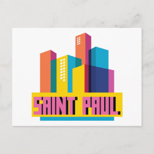 Saint Paul in Design Postcard