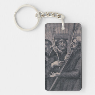 Saint Paul Miki Japanese Martyr Catholic Art Keychain