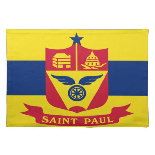 Saint Paul (Minnesota) City flag Cloth Placemat