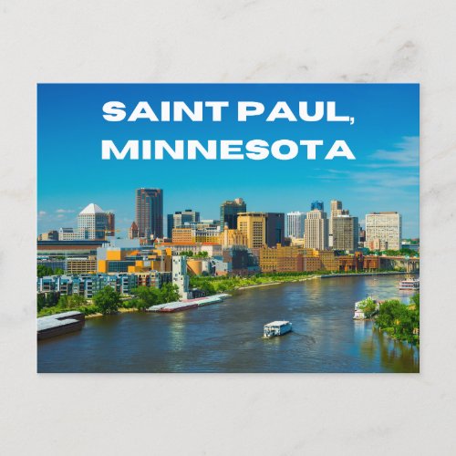 Saint Paul Minnesota Postcard Souvenir