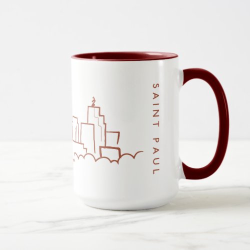 Saint Paul Minnesota Skyline Mug