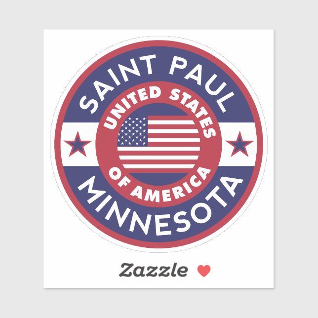 SAINT PAUL, Minnesota Sticker (Sheet)
