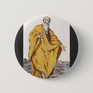 Saint Paul of Thebes First Christian Hermit Art Button