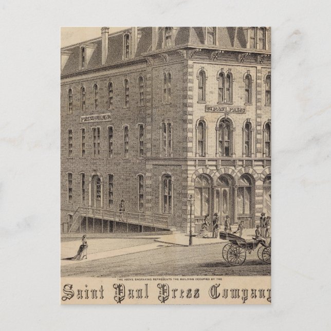 Saint Paul Press Company Postcard (Front)