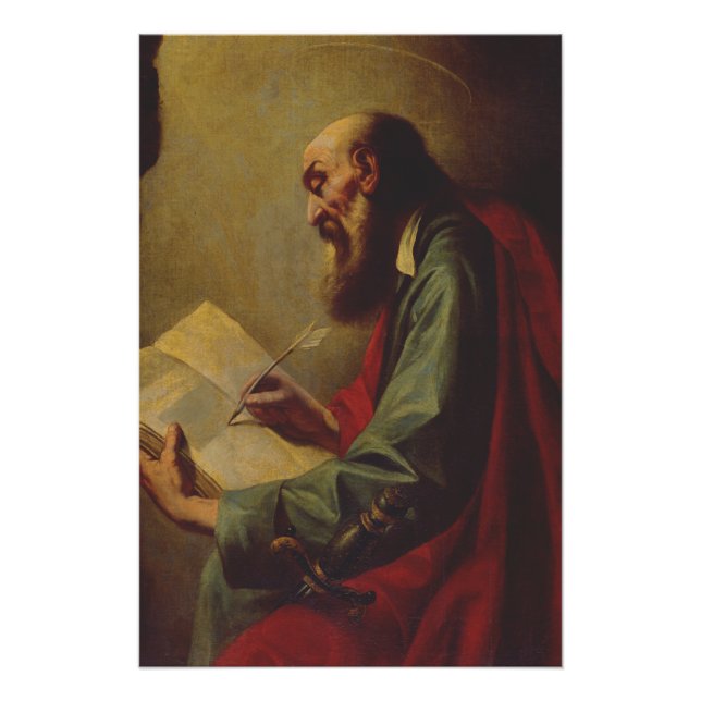 Saint Paul the Apostle by Guercino  Poster (Front)