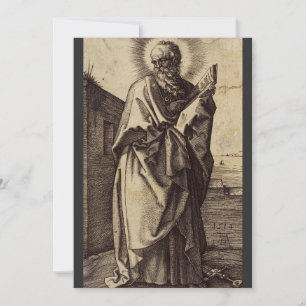Saint Paul the Apostle Teacher of Nations Art Holiday Card