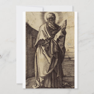 Saint Paul the Apostle Teacher of Nations Art Invitation