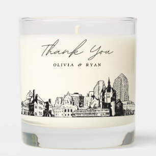 Saint Paul Wedding Thank You Gift Custom Candle