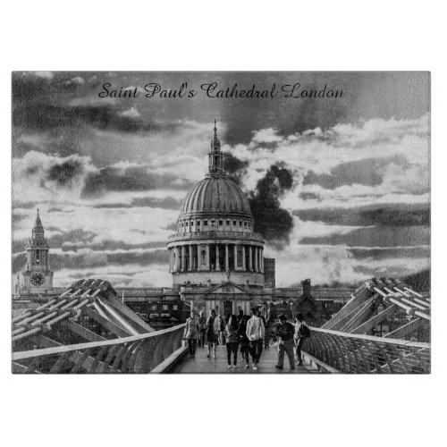 Saint Pauls Cathedral London Cutting Board