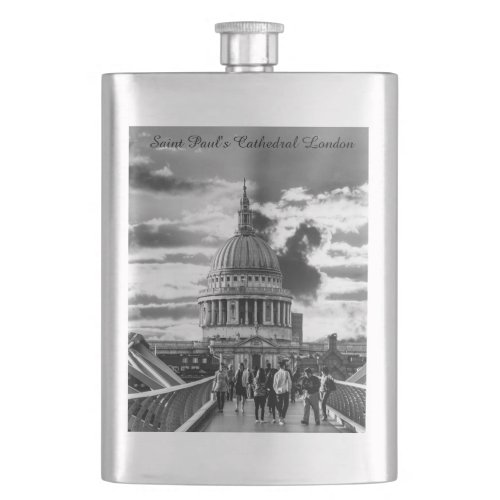 Saint Pauls Cathedral London Hip Flask