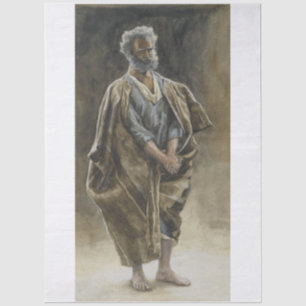 Saint Peter Apostle by James Tissot Tissue Paper