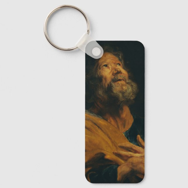 Saint Peter by Antoon van Dyck Keychain (Front)