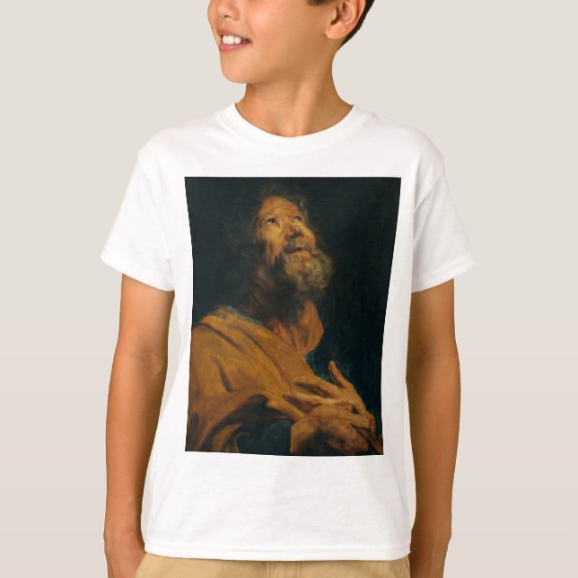 Saint Peter by Antoon van Dyck T-Shirt (Front)