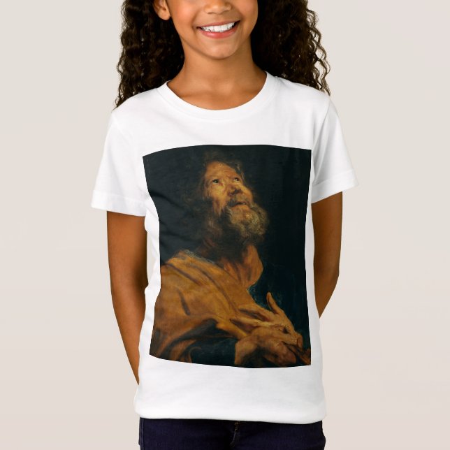 Saint Peter by Antoon van Dyck T-Shirt (Front)