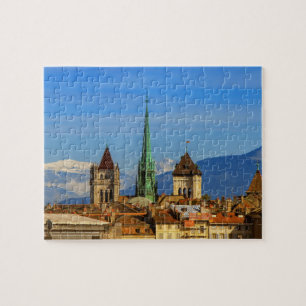 Saint Peter cathedral, Geneva, Switzerland Jigsaw Puzzle