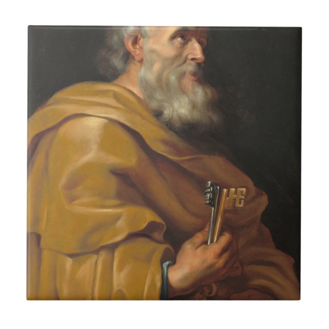 Saint Peter Ceramic Tile (Front)