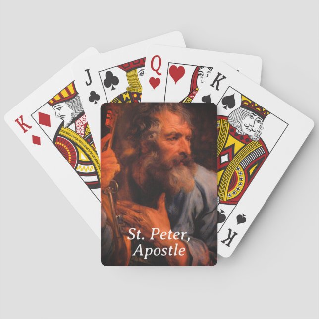 Saint Peter Poker Cards (Back)